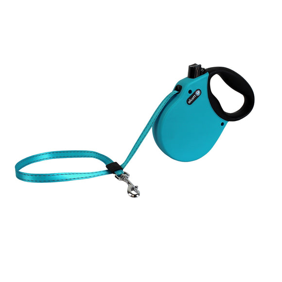 Alcott Retractable Leash Small Up To 45 Pounds Blue
