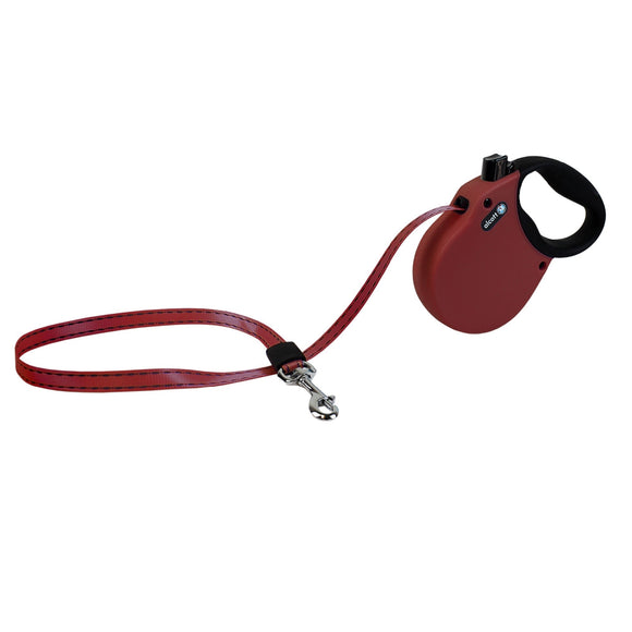 Alcott Retractable Leash eXtra Small Up To 25 Pounds Red