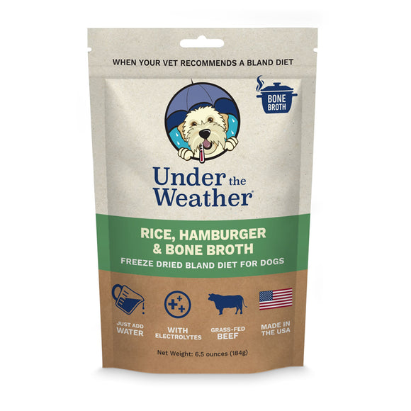 Under the Weather Hamburger  Rice  & Bone Broth Bland Diet For Dogs 6.5oz