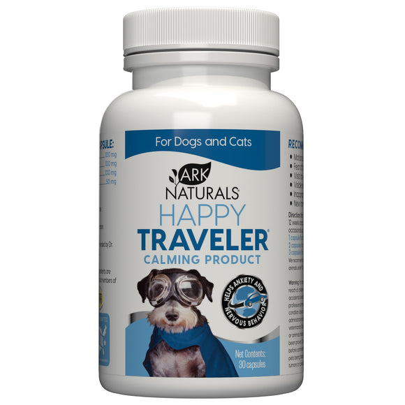 Ark Naturals Happy Traveler for Dogs & Cats 30 Caps