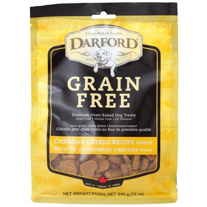 Darford Grain Free Cheddar Cheese Recipe Minis Dog Treats 12oz