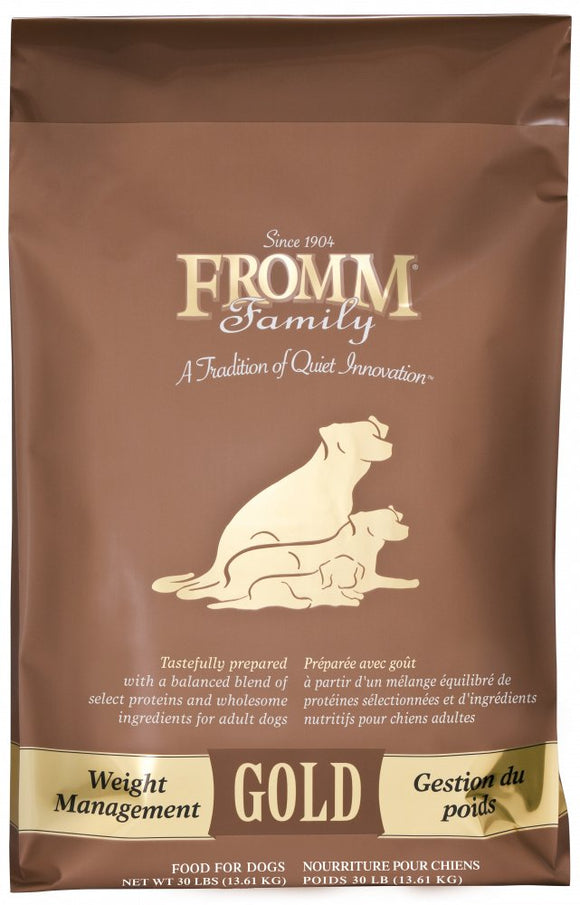 Fromm Family Weight Management Gold Food for Dogs 30 lb