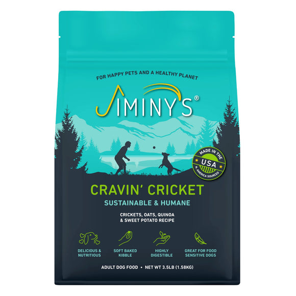 Jiminy's Cricket Crave Dry Dog Food, 3.5lb