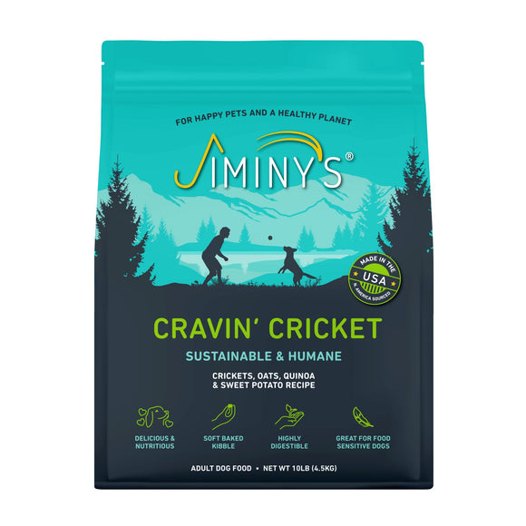 Jiminy's Cricket Crave Dry Dog Food, 10lb