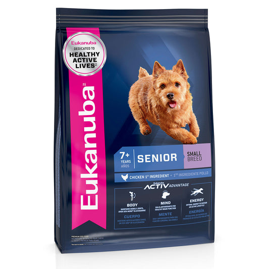 Eukanuba Senior Small Breed Dry Dog Food, 4.5 lbs.