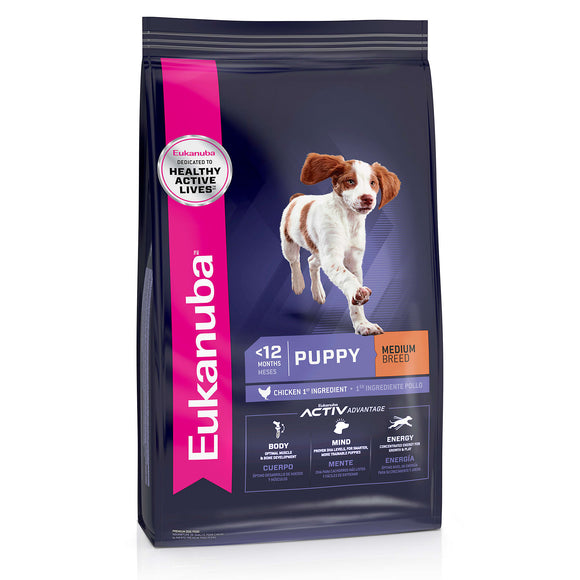 Eukanuba Puppy Medium Breed Dry Food, 4.5 lbs.