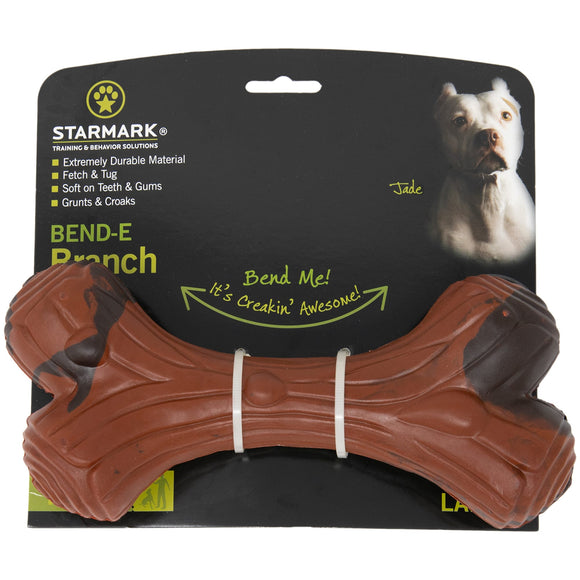 Starmark Bend-E Branch Dog Toy Small