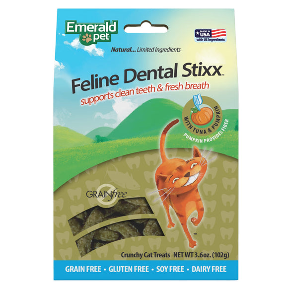 Emerald Pet Feline Dental Sticks 3.6oz Tuna