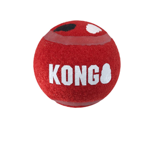 KONG Signature Sport Balls Dog Toy, Medium, Pack of 3, Assorted