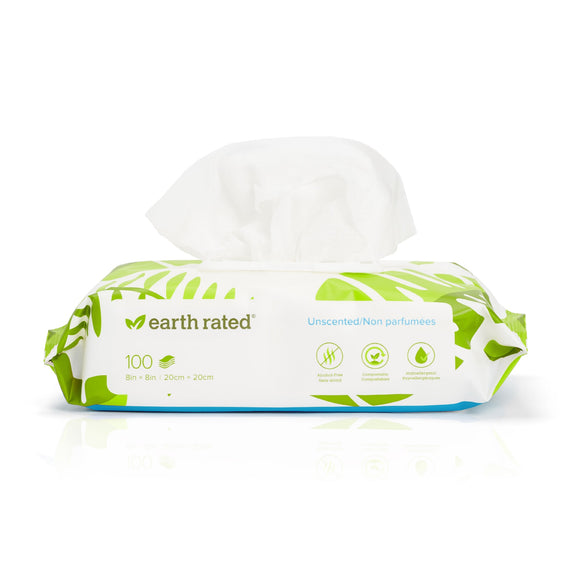 Earth Rated Dog Wipes Deodorizing Pet Wipes For Dogs Unscented 100ct