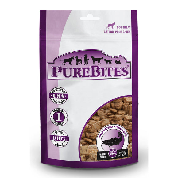 PureBites Freeze Dried Treats for Dogs Whitefish 1.8oz
