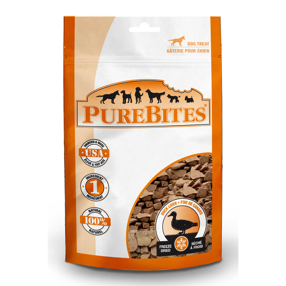 PureBites Freeze Dried Treats for Dogs Duck 2.6oz