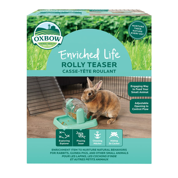 Oxbow Enriched Life Rolly Teaser Engaging Way To Feed Your Small Animal