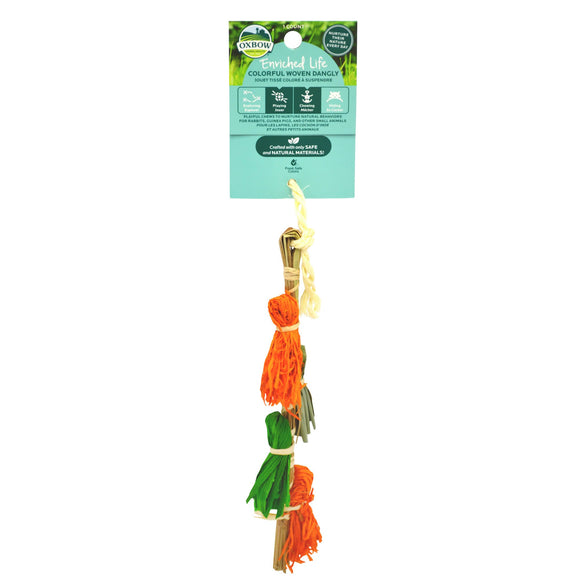Oxbow Enriched Life Colorful Woven Dangly for Guinea Pig, 0.03 lb.
