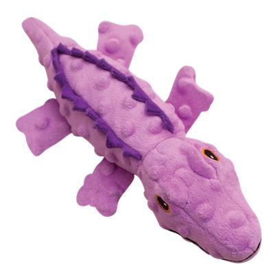 Snugarooz 12 in. Ellie the Gator Purple Dog Toys
