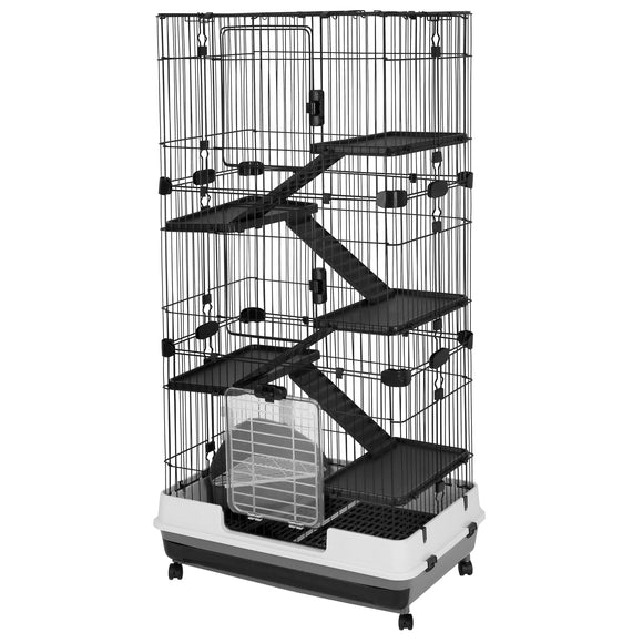 A&E Cage Co 39x26x60in  Deluxe 6 Level Small Animal Cage
