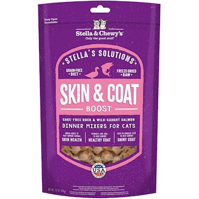 Stella & Chewy's 7.5 oz Duck & Salmon Solutions Skin & Coat for Cat