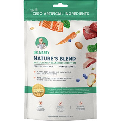 Dr. Marty Nature's Blend Freeze Dried Raw Dog Food 6oz