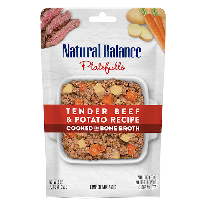 Natural Balance Platefulls Tender Beef & Potato Recipe Wet Dog Food, 9 oz.
