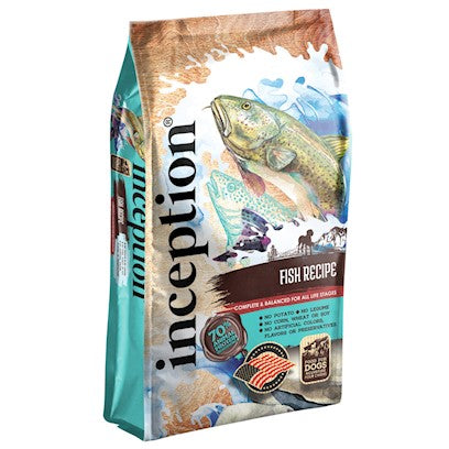 Inception Dry Dog Food Fish Recipe  Complete and Balanced Dog Food  Meat First
