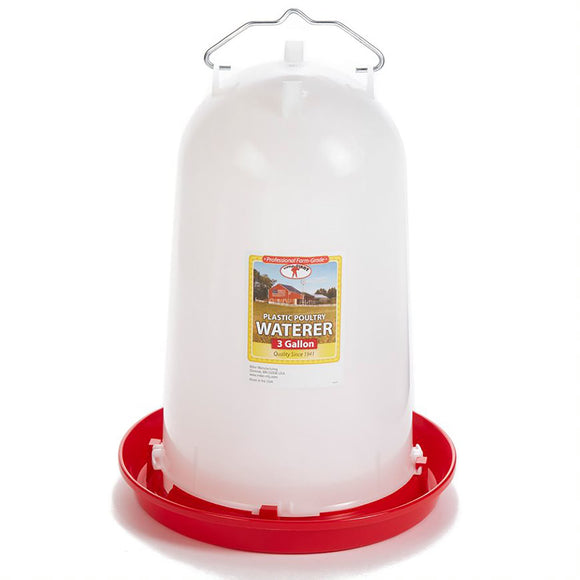 Little Giant Plastic  Poultry Waterer 3gal