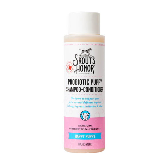 Skout's Honor Probiotic Happy Puppy Shampoo+Conditioner, 16 fl. oz., 16 FZ