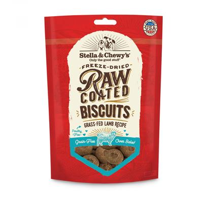 Stella and Chewy s Freeze-Dried Raw Coated Lamb Biscuits for Dogs 9 ounce