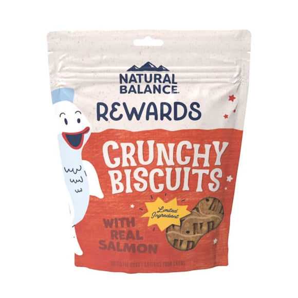 Natural Balance Crunchy Biscuits with Real Salmon Recipe Dog Treats, 28 oz.