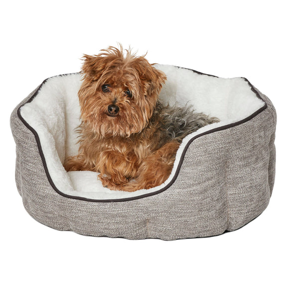 Midwest Homes For Pets Quiet Time Tulip Pet Bed Fur Taupe Xsmall