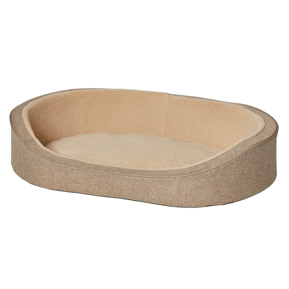 MidWest Homes for Pets QuietTime Deluxe Hudson Pet Bed  Tan  Medium
