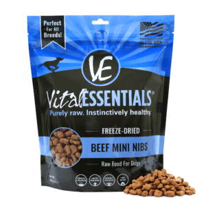 Vital Essentials Freeze Dried Mini Nibss 14oz Beef