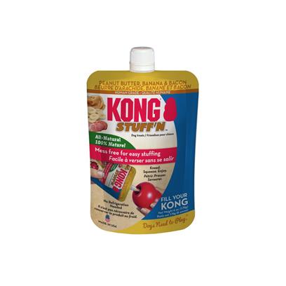 KONG Stuff'N All Natural Peanut Butter Bacon Banana Mess Free Dog Treat for Kong 6-oz