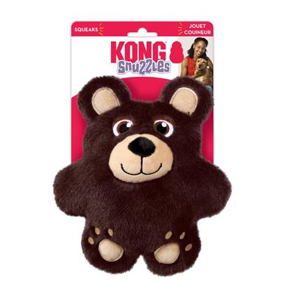 Kong® Snuzzles Bear Dog Toy Medium Brown