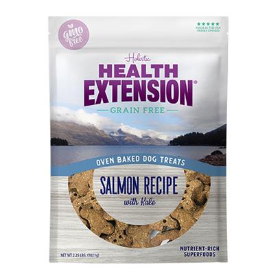 Health Extension Oven Baked Dog Treats Salmon with Kale 2.25-lb