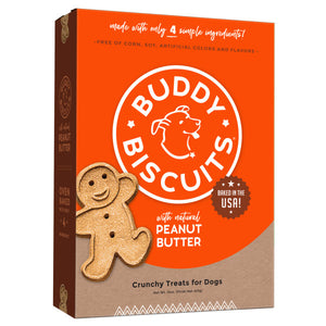Cloud Star Buddy Biscuits Crunchy Dog Treats, Peanut Butter, 16 oz. Box