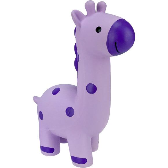 Multipet International Mini Latex Giraffe Dog Toy, X-Small, Purple