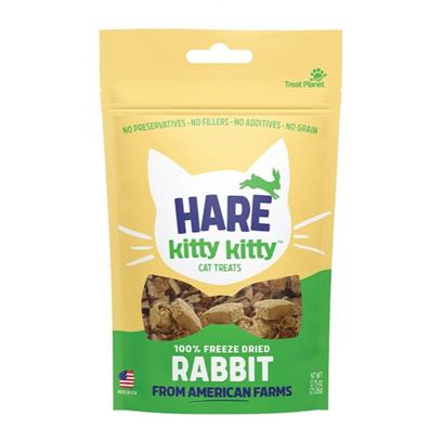 Kitty Kitty Hare 100% Freeze Dried Rabbit Cat Treat 0.9oz