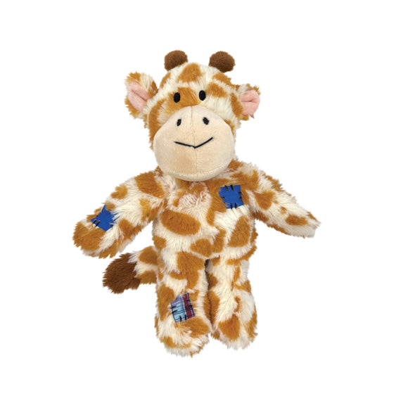 KONG Wild Knots Giraffe Dog Toy, Small, Yellow