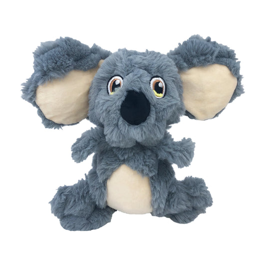 KONG Scrumplez Koala Dog Toy, Medium, Grey