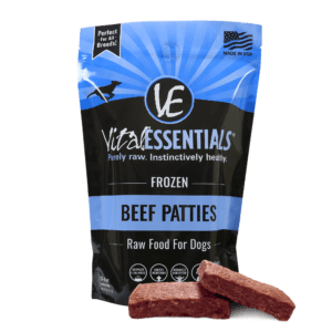 Vital Essentials Frozen Dog Food 6lb Patties Beef