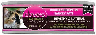 Dave's Cat Grain Free Saucey Chicken 5.5oz