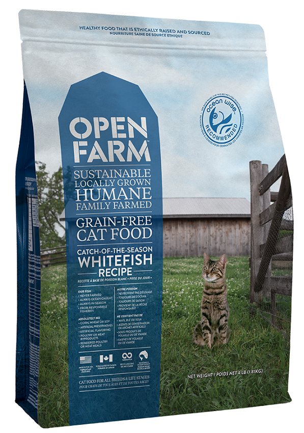 Open Farm Catch-of-the-season Whitefish Grain-free Cat Food 8 Pounds