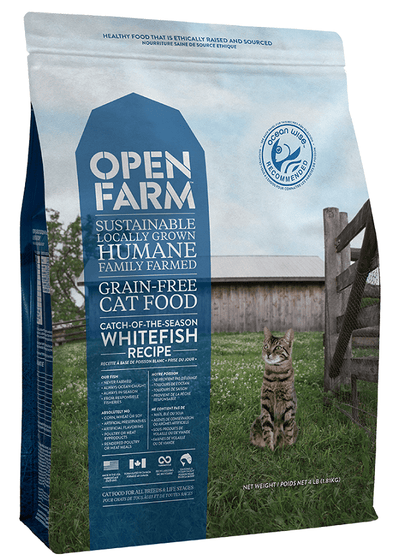Open Farm Grain-Free Whitefish Recipe Dry Cat Food, 4 lb. Bag