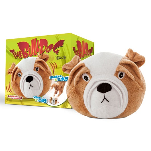 Zeus Bulldog Interactive Dog Toy  Large & Small Dogs  Great for Boredom