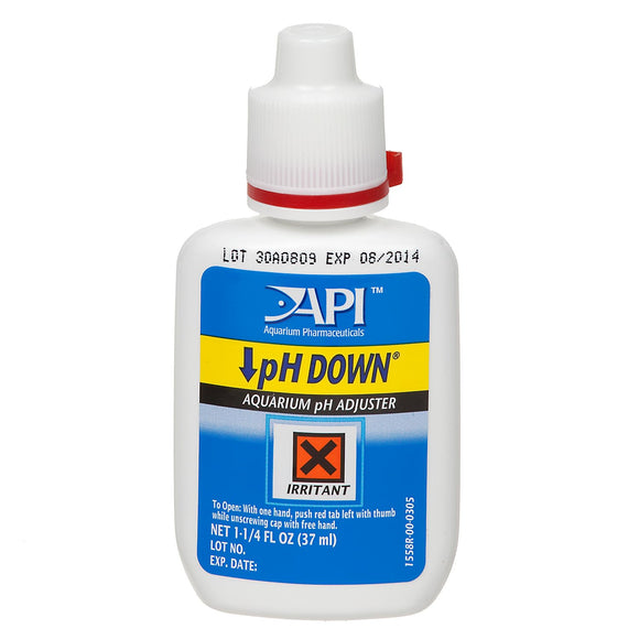 API pH Down  Freshwater Aquarium Water pH Reducing Solution  1.25 oz