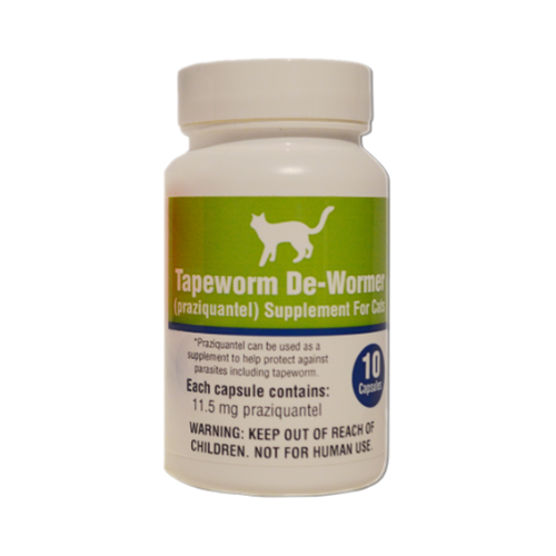Tapeworm De-Wormer (Praziquantel) Supplement For Dogs 10ct