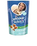 Purina Whisker Lickin's Cat Treats, Crunchy & Yummy Tuna Flavor, 1.7 oz. Pouch