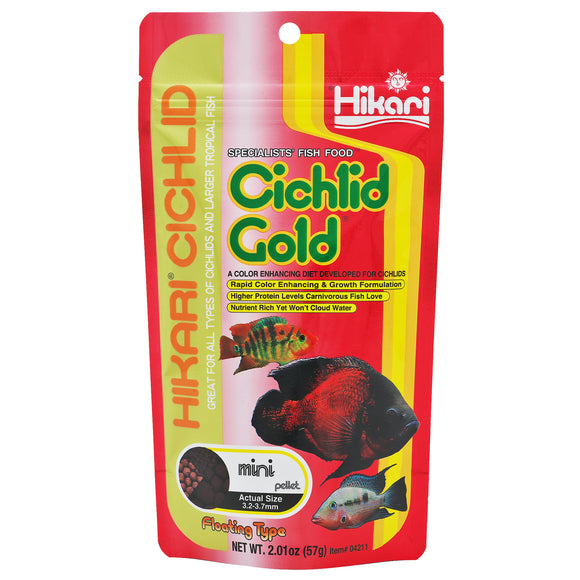 Hikari® Cichlid Gold® Mini Pellet Fish Food 2 Oz