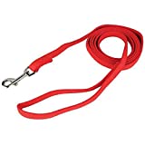Coastal Pet Products 827903 Train Right Cotton Web Training Leash - Red, 6 ft.