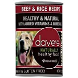 Dave s Naturally Healthy Beef and Rice Canned Dog Food